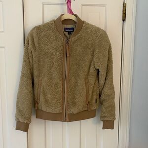 Patagonia Tan Fleece Jacket